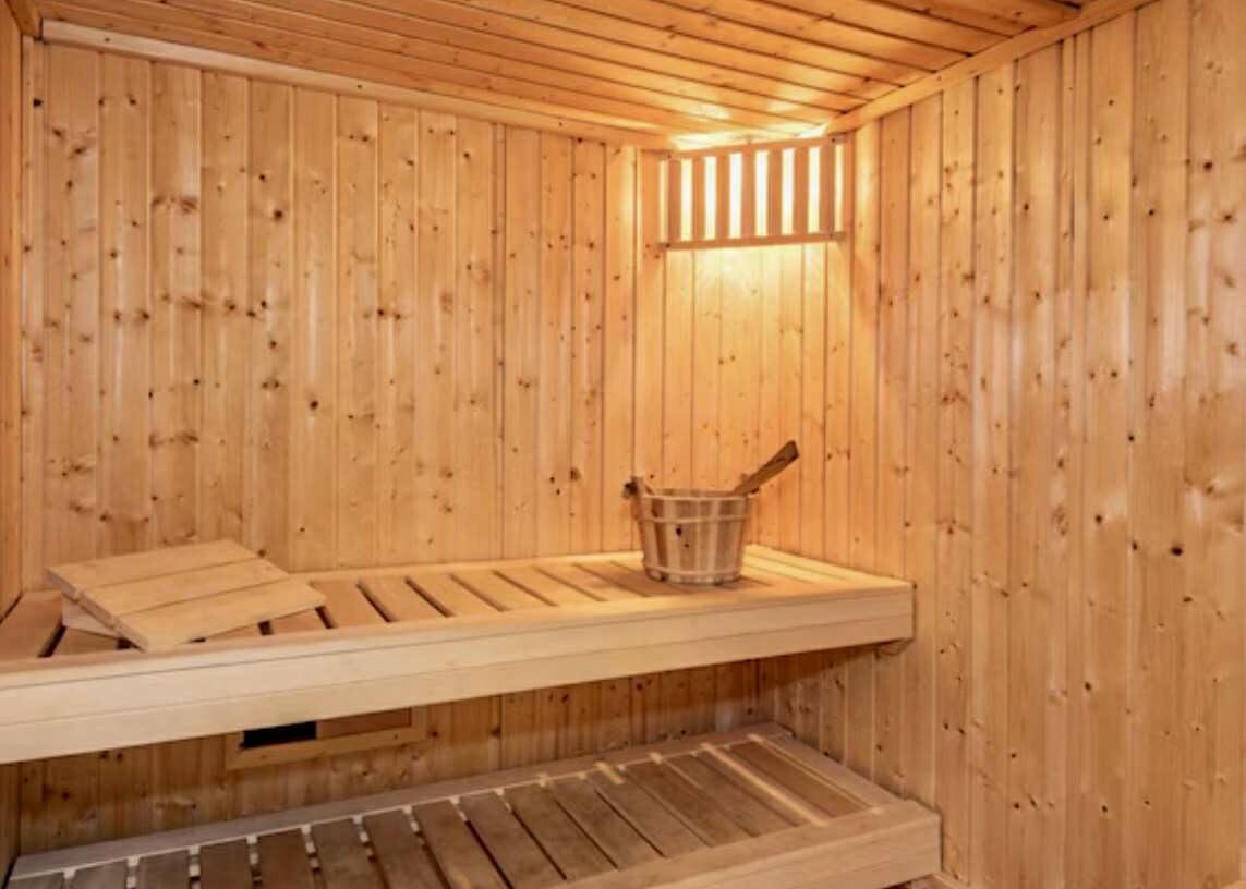 01263256-e4e3-4ac7-b70a-1a5e9f5eb00f Hier ist die Sauna im Ferienhauses Feldlerche auf Usedom an der Ostsee zu sehen