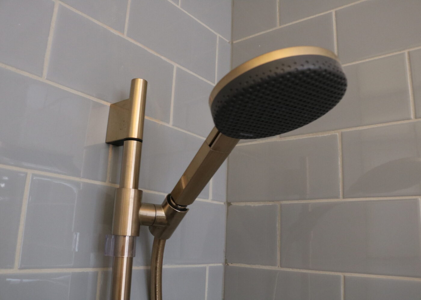 IMG_0826 Hier ist die Duscharmatur im unteren Bad im Ferienhaus Feldlerche auf Usedom an der Ostsee zu sehen