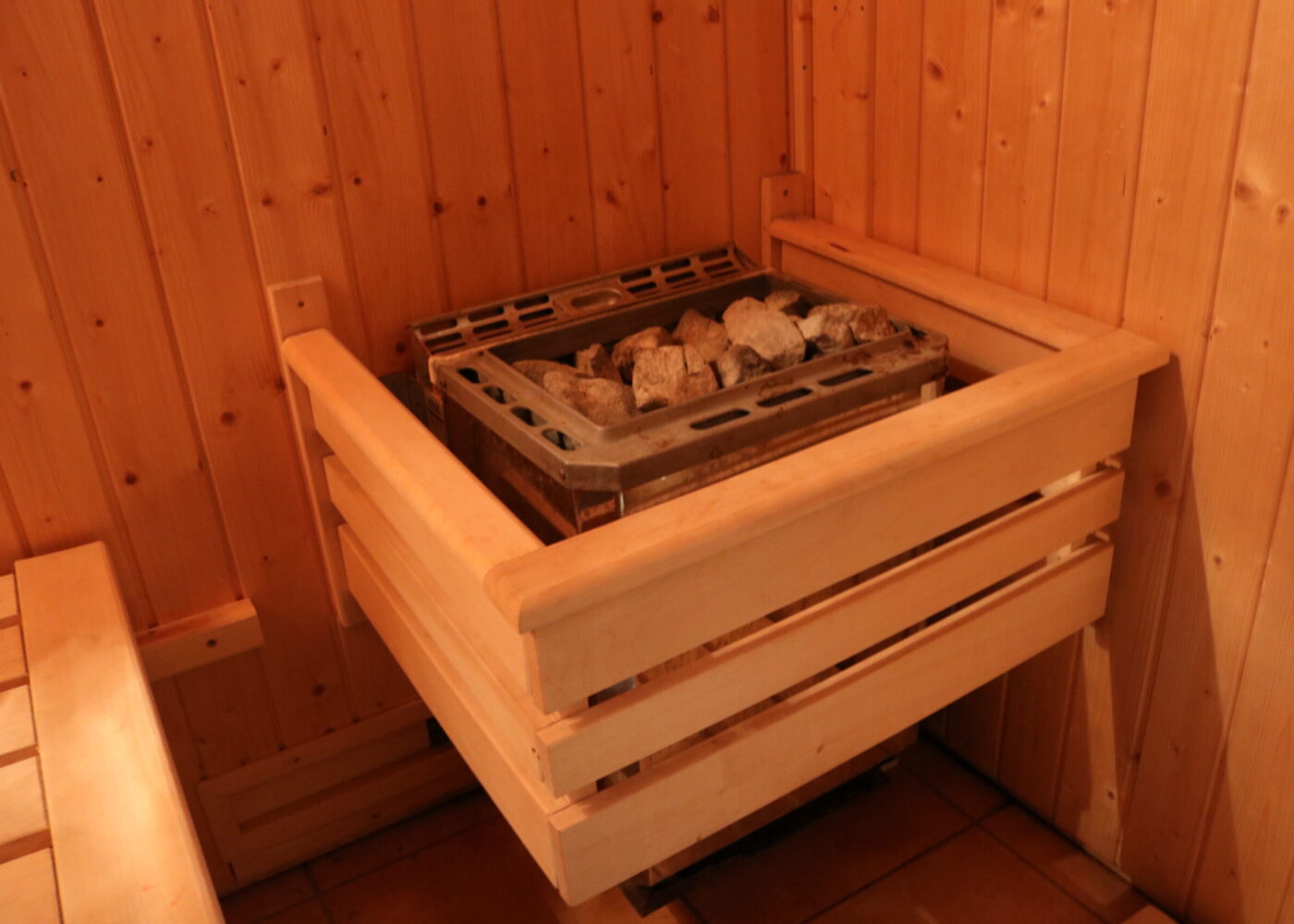 IMG_0836 Hier ist die Sauna im Ferienhauses Feldlerche auf Usedom an der Ostsee zu sehen